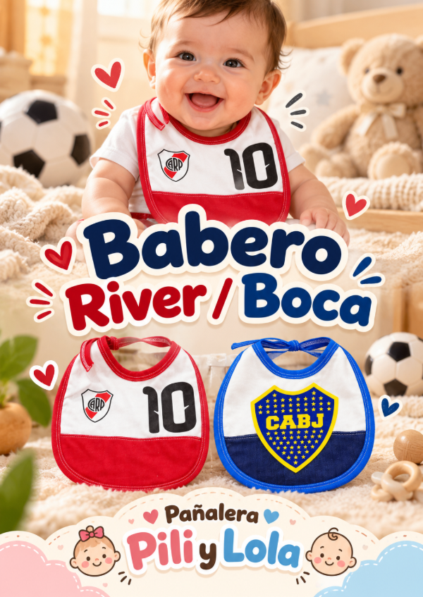 Producto - Babero River / Boca