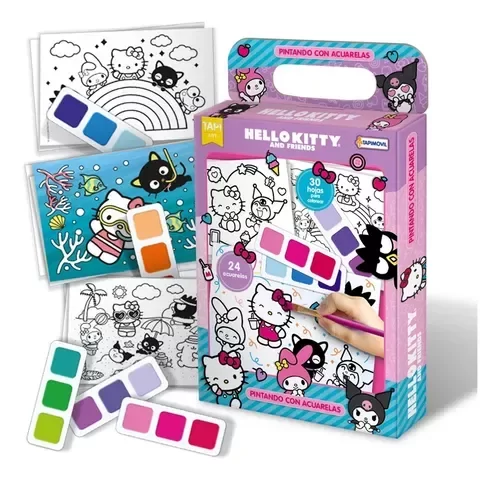 Producto - Pintando con acuarelas Sanrio