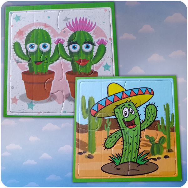 Producto - Set de 2 Rompecabezas - Captus (4 piezas cada uno)