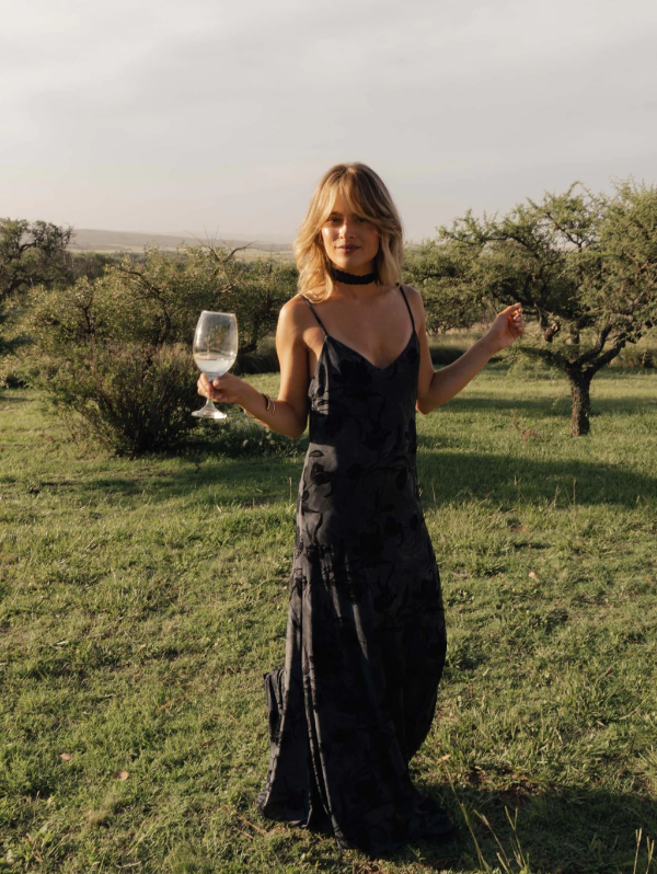 Producto - WIDOW BLOOM DRESS / BLACK