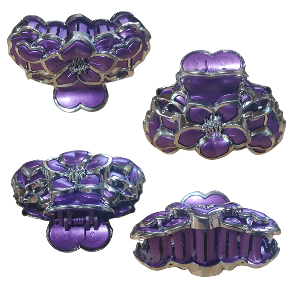 Producto - Broches Para Pelo S/metal Mujer Flor De Liz x unidad - 3