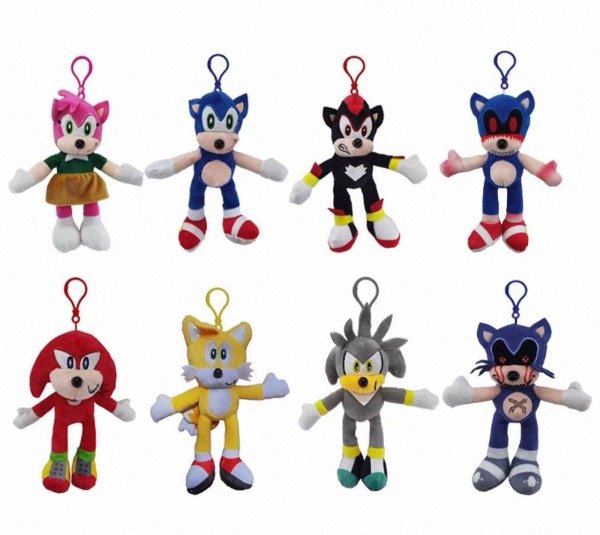 Producto - Llaveros Sonic de peluche (x12 42.000ars)