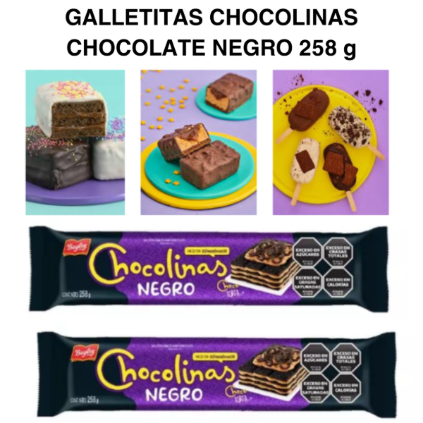 Producto - GALLETITAS CHOCOLINAS CHOCOLATE NEGRO X 258g
