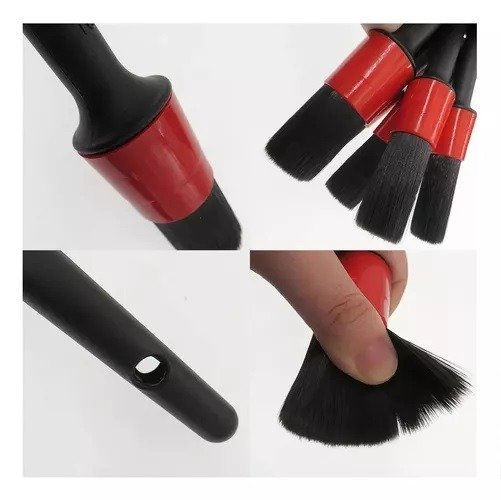 Producto - KIT X 5 PINCELES BROCHAS AUTOCARE CERDA MEDIA