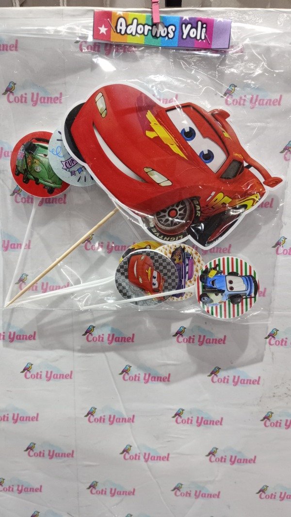 Producto - Toppers de personajes CARS