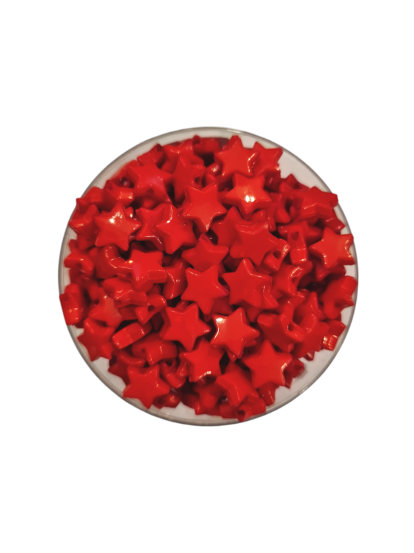 Producto - CUENTAS DE ESTRELLA ROJO