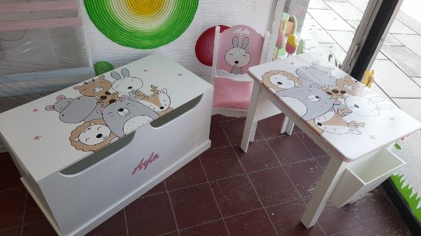 Producto - PUPITRE CON SILLA BAUL 80CM - 1