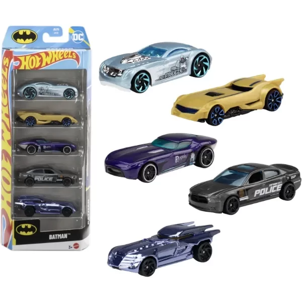 Producto - Hot Wheels DC Batman Pack-5