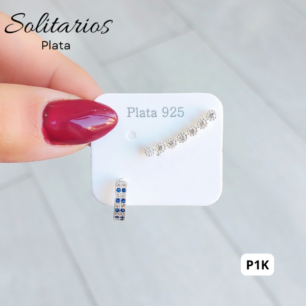 Producto - Pack de 2 aros solitarios
