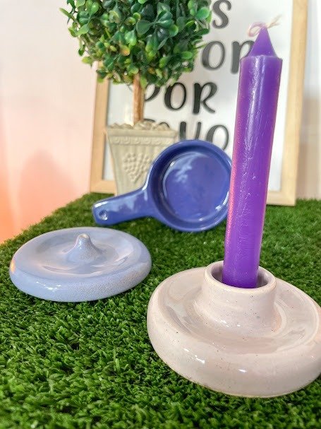 Producto - PORTAVELA CERAMICA