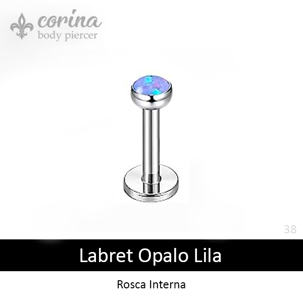 Producto - Labret Opalo Lila