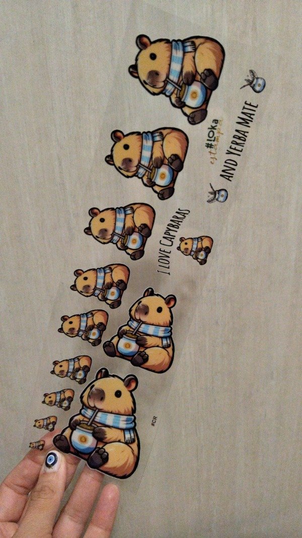 Producto - UV Tiras 8x28cm Capibara #3