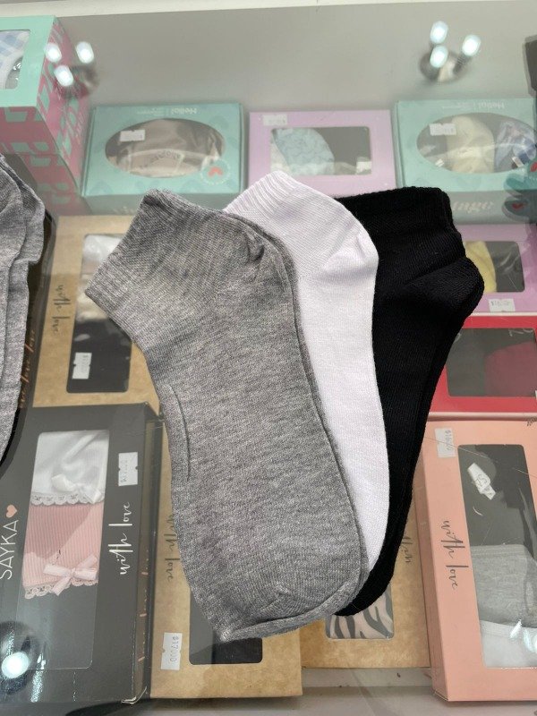 Producto - Pack x3 soquetes de mujer Basic