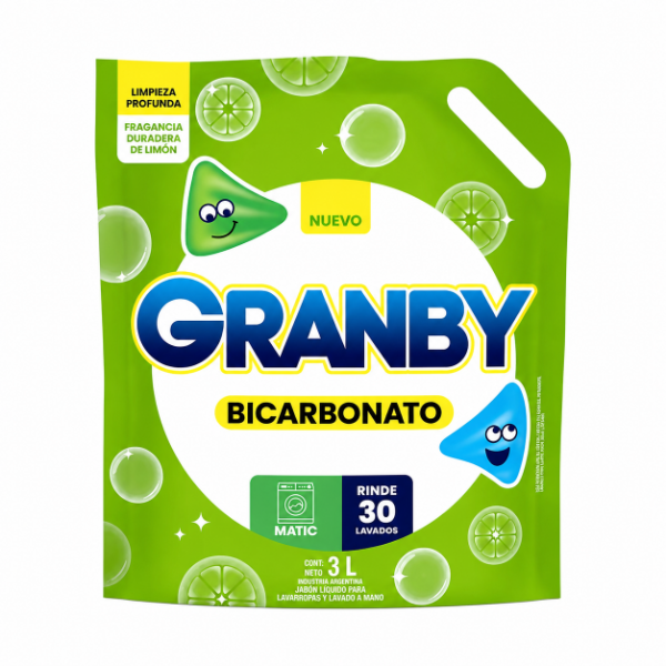 Producto - Jabón Liquido Granby Limón 3 litros