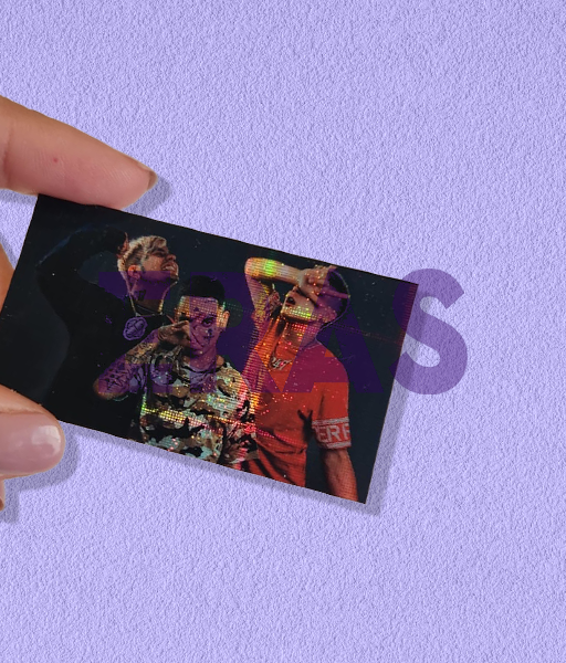 Producto - STICKERS HOLOGRÁFICOS - DUKI - YSY A - MODO DIABLO HOLO