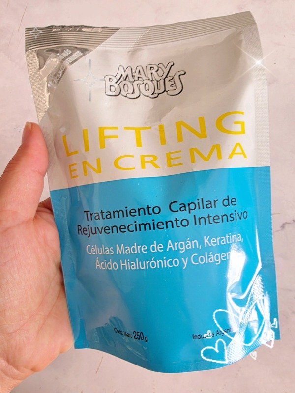 Producto - Mary Bosques Lifting en crema tratamiento capilar intensivo doypack 250g