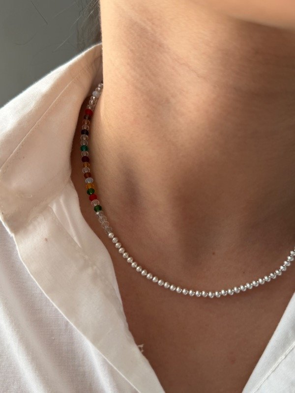 Producto - Collar mix multicolor cristal - 1