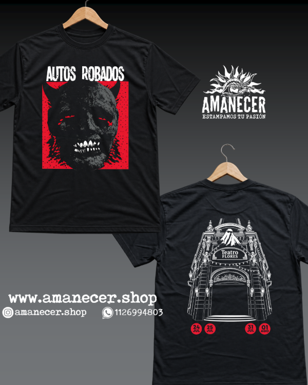 Producto - Remera Autos Robados en Flores - 0