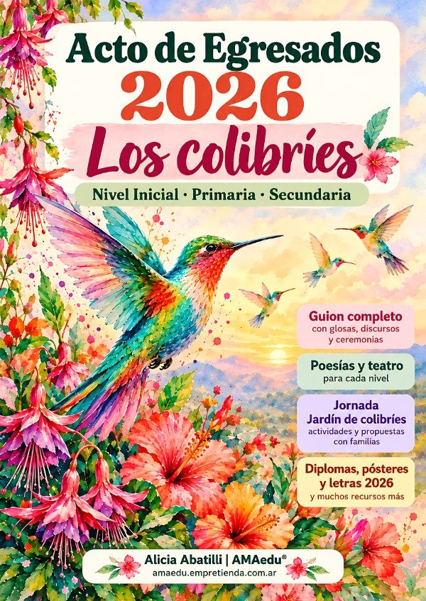 Producto - Pack Acto EGRESADOS 2026 - Colibríes
