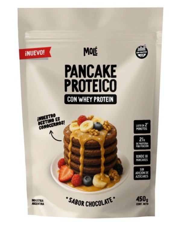 Producto - PANCAKE PROTEICO 450G MOLE CHOCOLATE18u