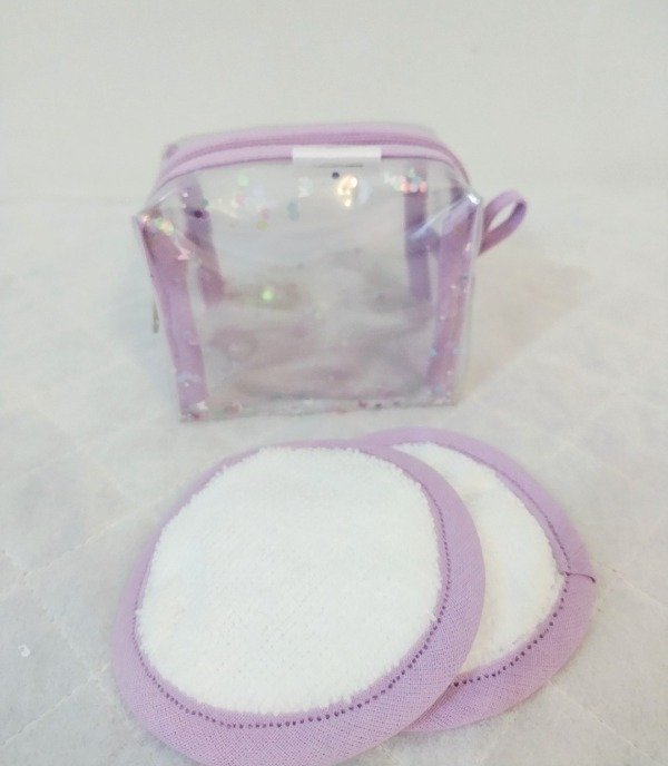 Producto - Mini Neceser + 2 pads desmaquillantes LILA