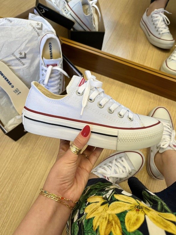 Producto - CONVERSE PLATAFORMA BLANCAS