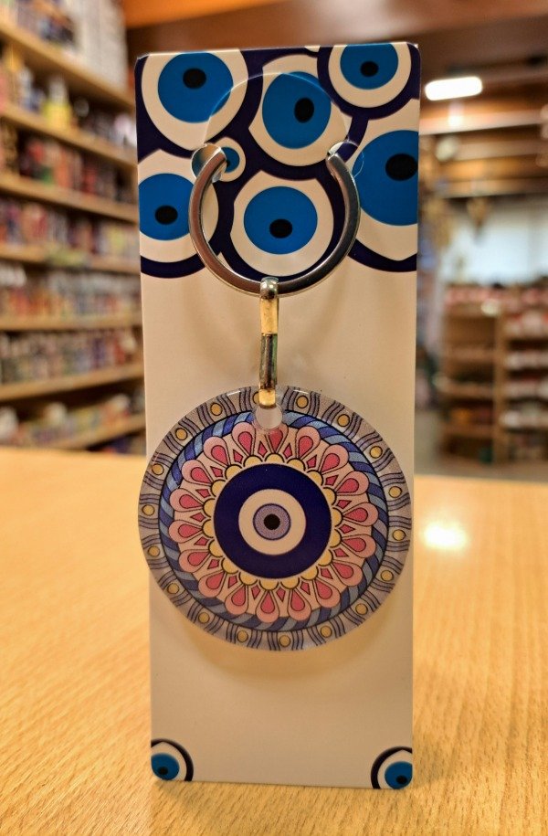 Producto - Llavero de Vidrio Ojo turco N 3