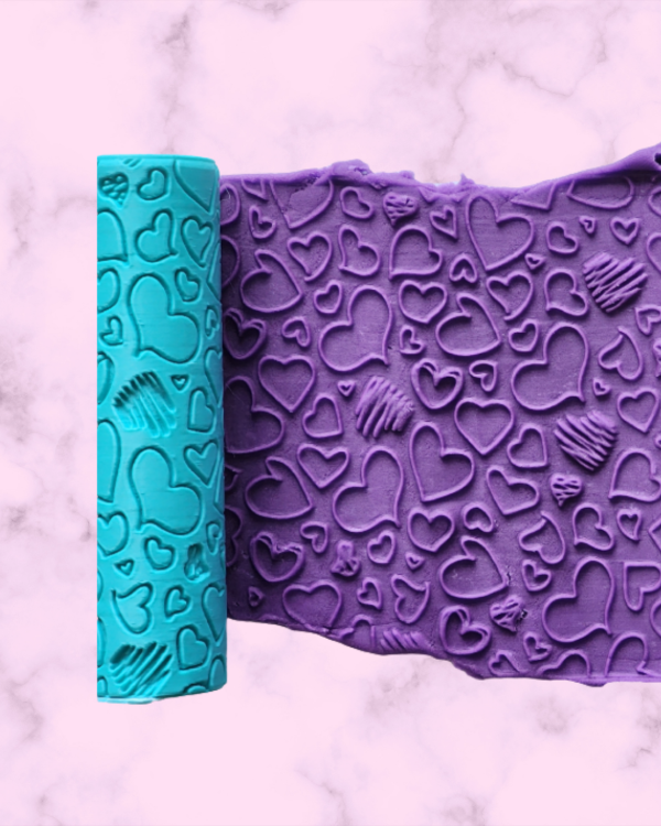 Producto - Rodillo de Textura: Corazones