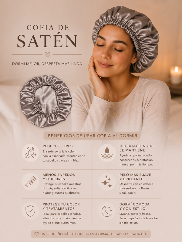Producto - Beauty Box Premium de Satén - Kit Completo para Cuidar el Cabello - 3