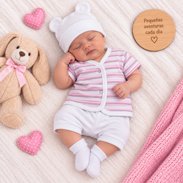 Producto - Ajuar Estampado Beba M/C - 2