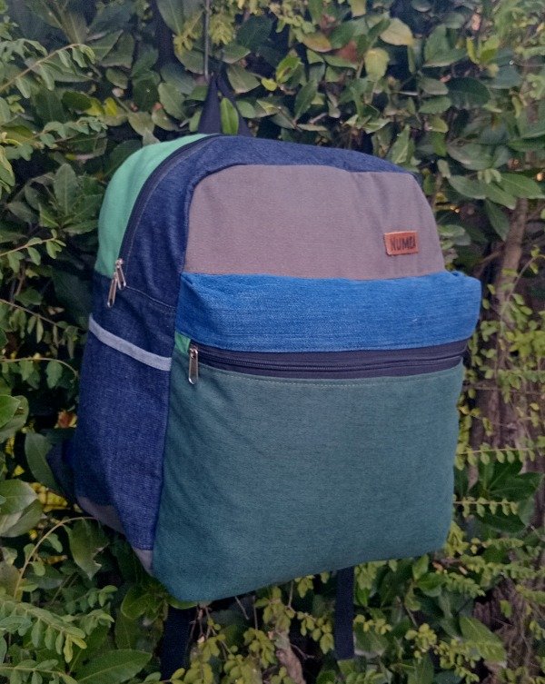 Producto - Mochila XL Upcycling Green