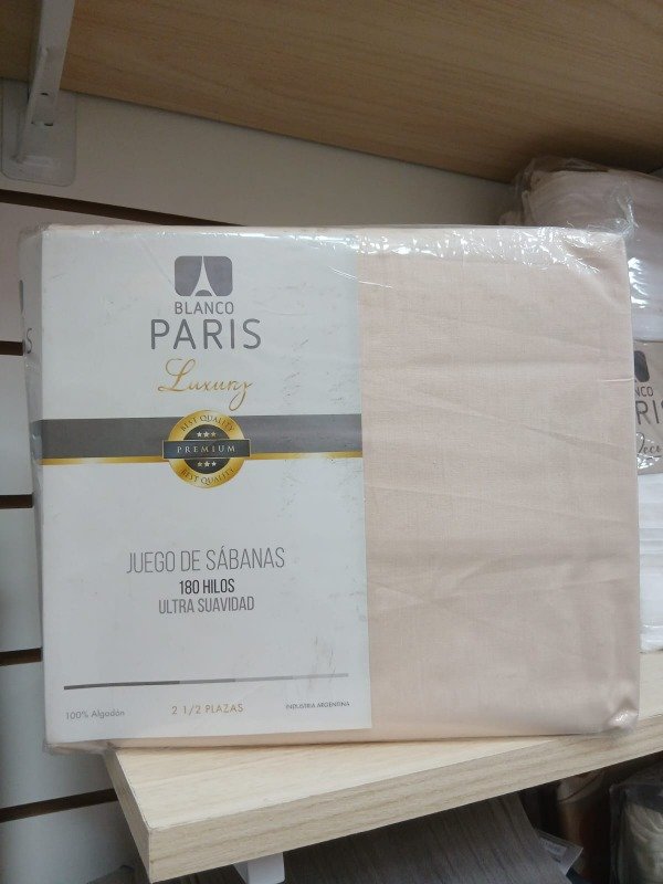 Producto - Jgo sabanas Luxury 180 hilos 2 1/2