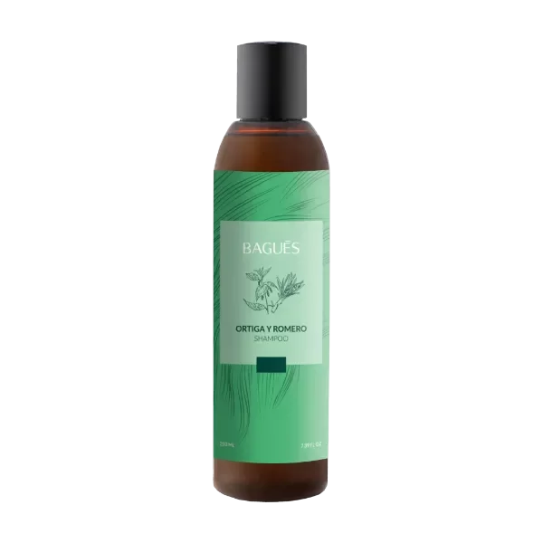 Producto - Shampoo Ortiga y Romero 210ml Bagues