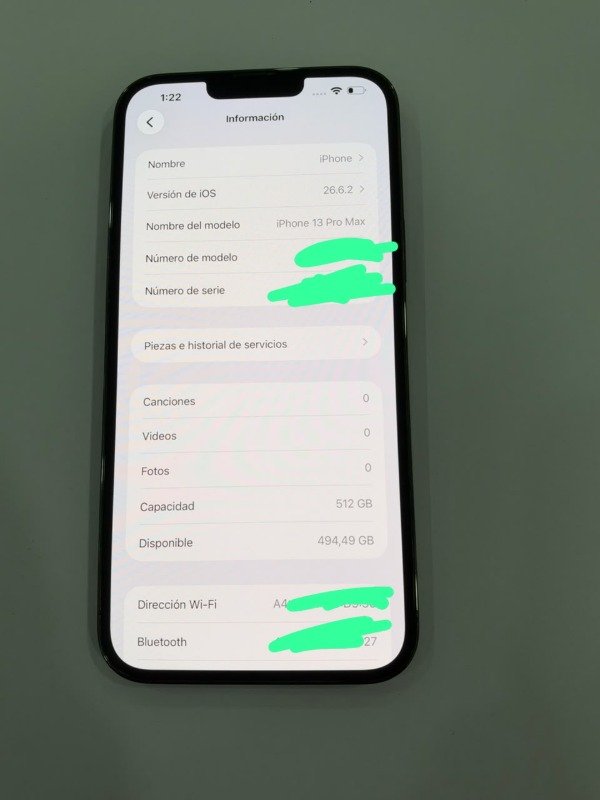 Producto - IPHONE 13 PRO MAX 512GB BATERIA CAMBIADA (AMPSENTRIX) + BATERIA ORIG - 1