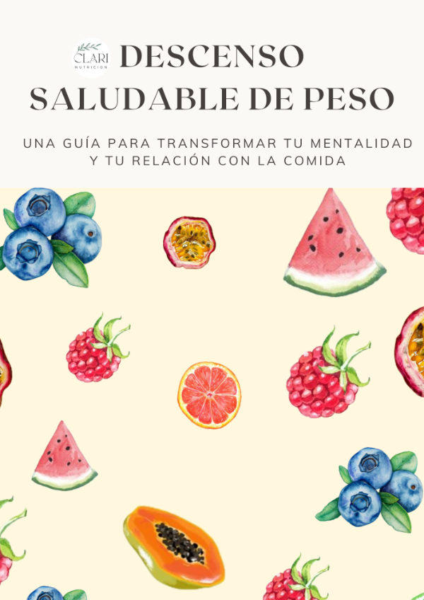 Producto - Guia descenso saludable de peso