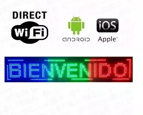 Producto - CARTEL FLEXIBLE RGB 37CM X 9CM PERSONALIZABLE