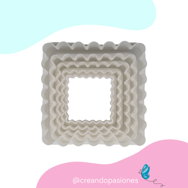 Producto - Set de Cortantes Reversibles Cuadrados x5 - 0