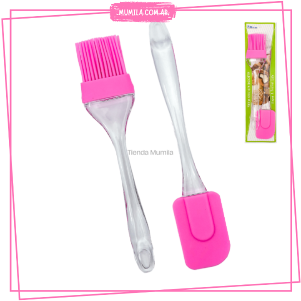 Producto - Set espatula y pincel de silicona 24cm