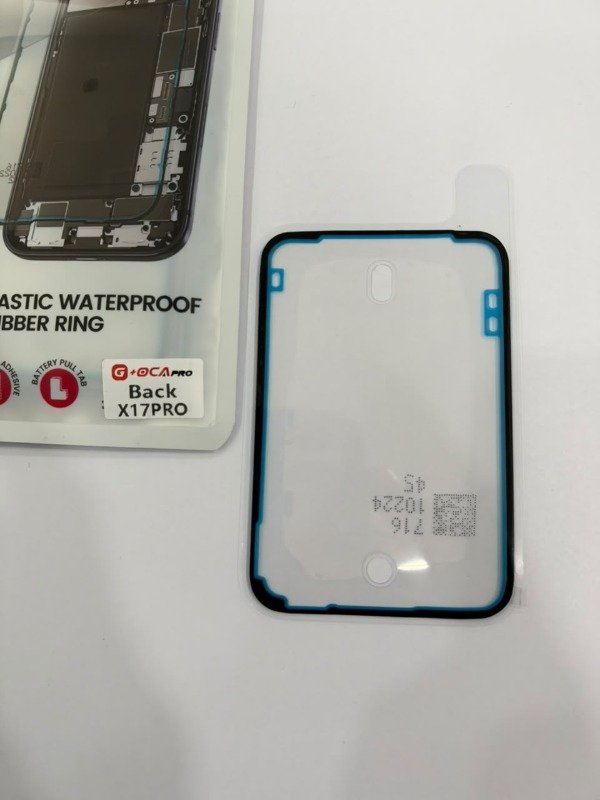 Producto - STICKER SELLO DE AGUA -TAPA- IPHONE 17 PRO (G-OCA PRO)