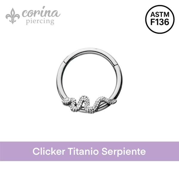 Producto - Clicker Titanio Serpiente