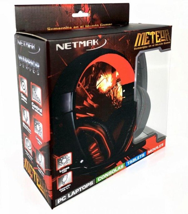 Producto - Auricular Netmak Gamer Meteorito
