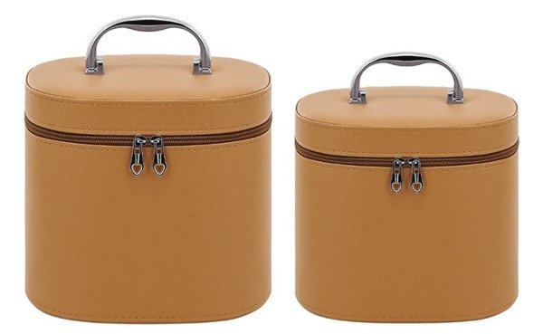 Producto - Set de 2 neceser rígidos Trendy color suela grandes