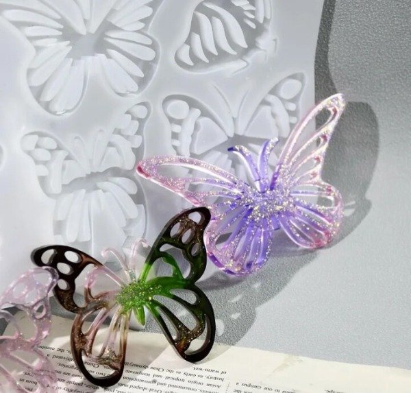 Producto - Molde 6 mariposas chatas grandes
