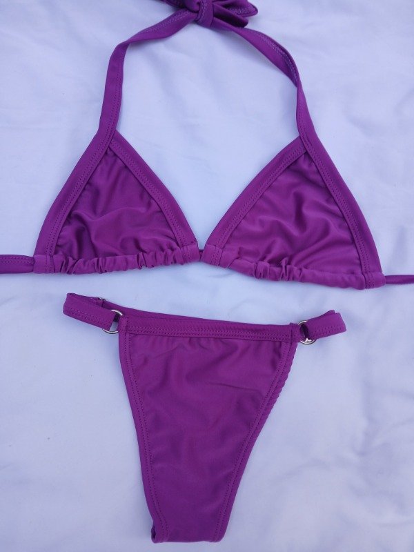 Bikini triangulito violeta talle 95