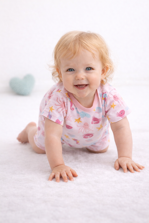 Producto - Enterito jersey rosa marino