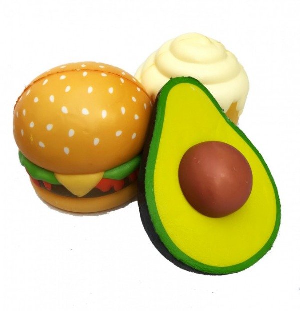 Producto - Sqishies x 3 comida divertida
