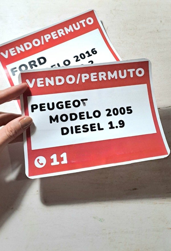 Producto - Calco VENTA automotor x 3 unidades