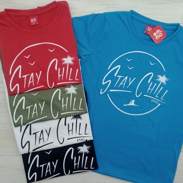 Producto - Remera de varon manga corta Stay chill