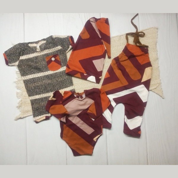 Producto - Set estampado Newborn 4 piezas