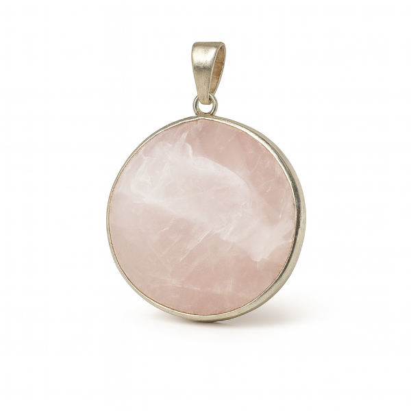 Producto - Medallón de Cuarzo Rosa